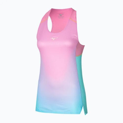 Damen Lauftank Top Mizuno Aero Tank blau glühen