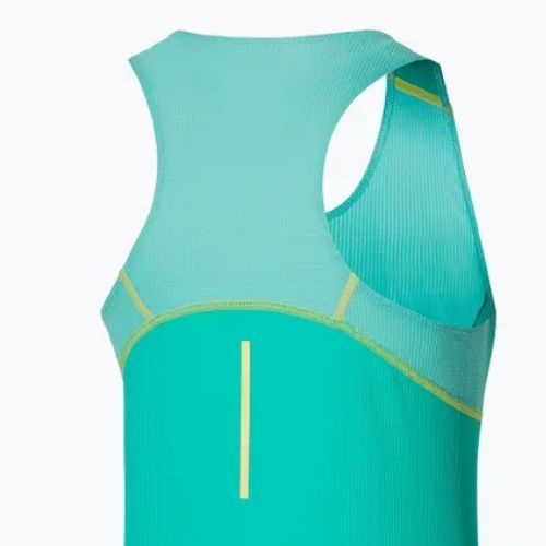 Damen Lauftank Top Mizuno Aero Tank blau türkis