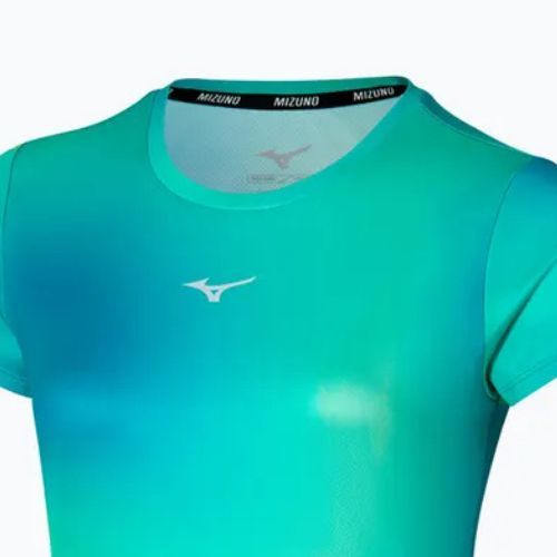 Damen Laufshirt Mizuno Impulse Core Graphic Tee eierschalenblau