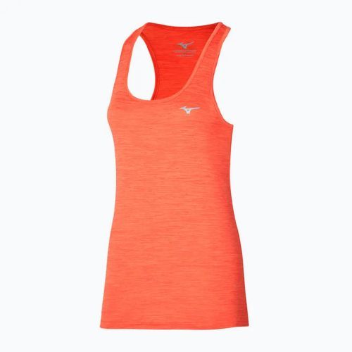 Damen Laufshirt Mizuno Impulse Core Tank nasturtium