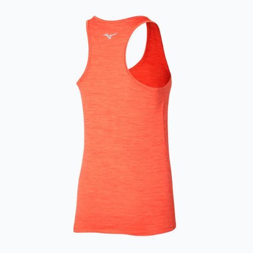 Damen Laufshirt Mizuno Impulse Core Tank nasturtium