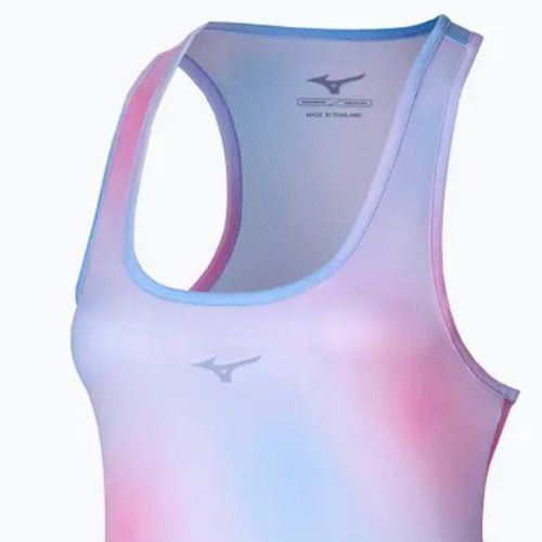 Damen-Lauftank-Top Mizuno Impulse Core Graphic Tank halogenblau
