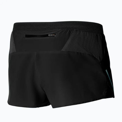 Herren Laufshorts Mizuno Aero Split 1.5 schwarz