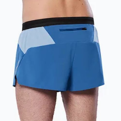 Herren Laufshorts Mizuno Aero Split 1.5 Bund blau