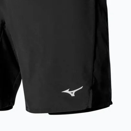 Herren Laufshorts Mizuno Multi Pocket 2in1 7.5 schwarz