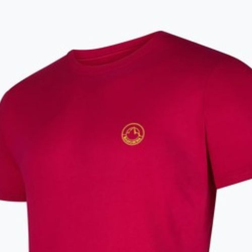 La Sportiva Herren Climbing on the Moon fucsia/giallo T-Shirt