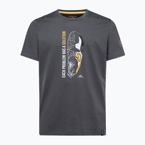 La Sportiva Solution Herren-T-Shirt carbon/gelb