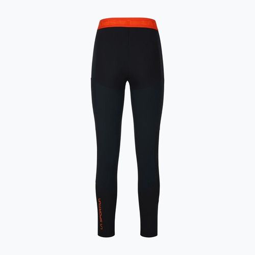 Damen-Trekkinghose La Sportiva Camino Tight schwarz/kirschbaumfarben