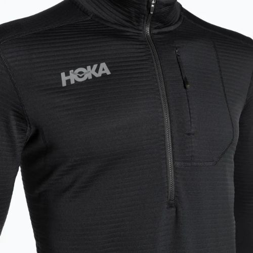 Lauf Sweatshirt Hoodie Herren HOKA 1/2 Zip black