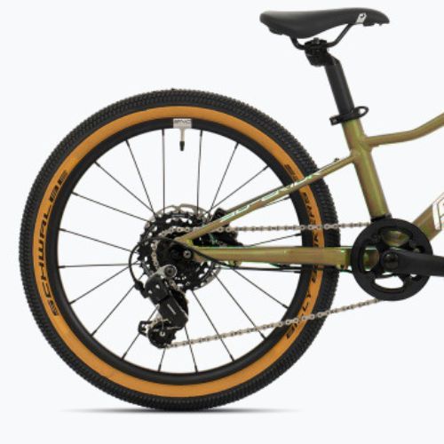 Kinderfahrrad Superior F.L.Y. 20 DB matt olivmetallic/hologramm chrom
