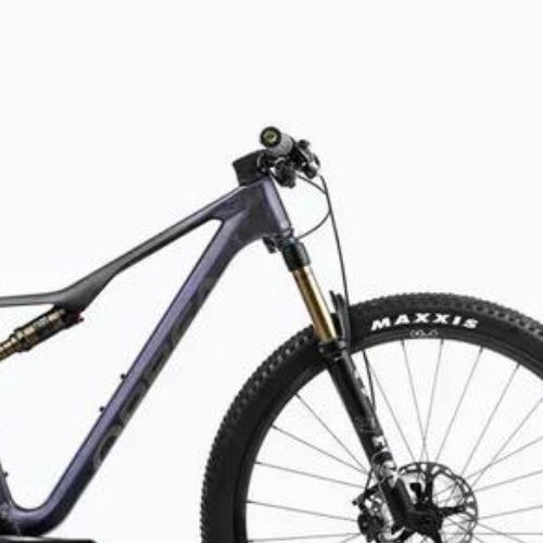 Orbea Oiz M-Pro 2024 tanzanite carbon view/carbon raw Mountainbike