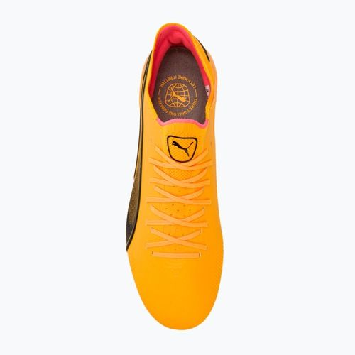 PUMA King Ultimate Fg/Ag sun stream/puma schwarz/sunset glow Fußballschuhe