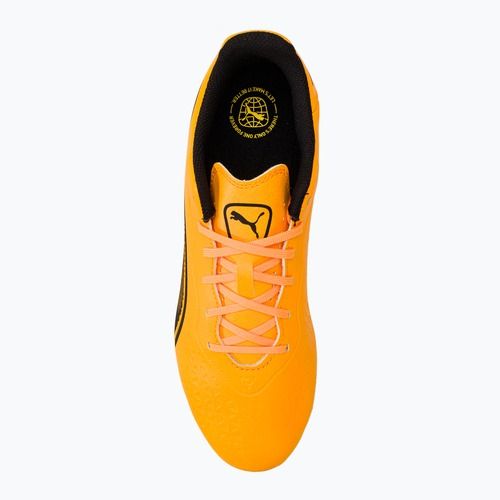 PUMA King Match Fg/Ag sun stream/puma schwarz/sunset glow Fußballschuhe