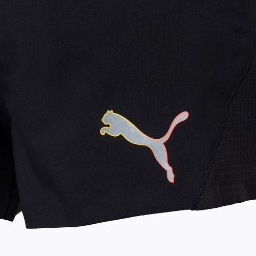 Herren PUMA Run Ultraweave Velocity 3" Split Shorts schwarz/q3