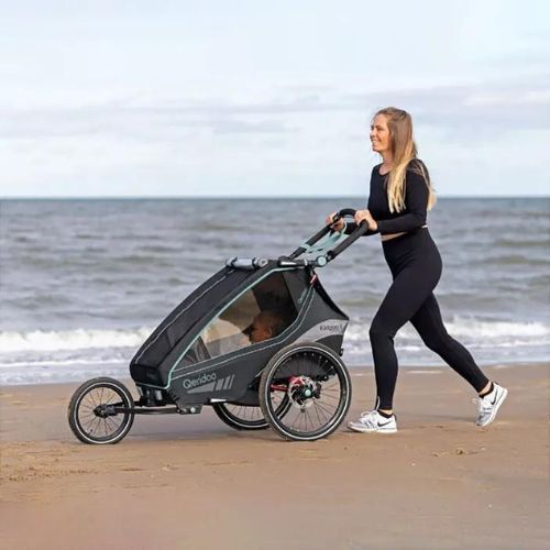 Qeridoo Kidgoo 2 Fahrradanhänger dunkel navy/blau