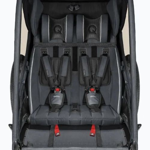 Qeridoo Kidgoo 2 Fahrradanhänger dunkel navy/blau