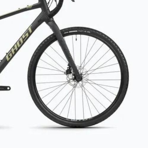 Schotterfahrrad GHOST Asket Essential black/light kaki matt