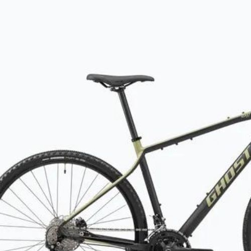 Schotterfahrrad GHOST Asket Essential black/light kaki matt