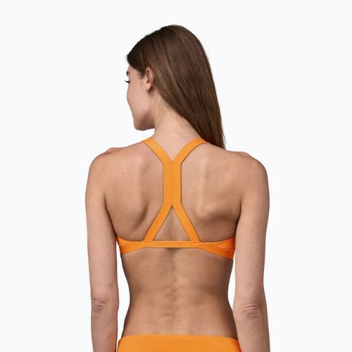 Patagonia Bottom Turn Badeanzug Top ripple / kishu orange