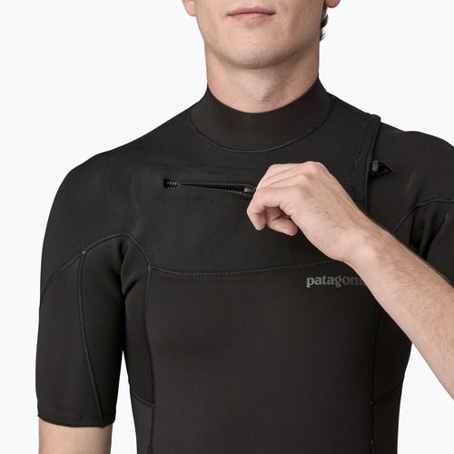 Schaumstoff für das Schwimmen Herren Patagonia Yulex Regulator Lite FZ Spring Suit black