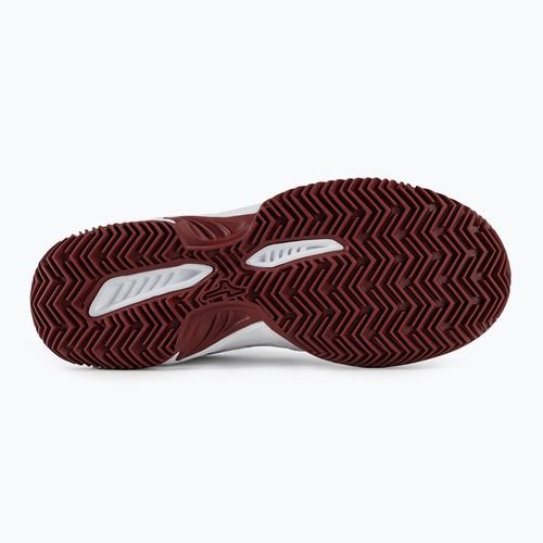 Tennisschuhe Damen Mizuno Break Shot 4 CC white/cabernet/papyrus