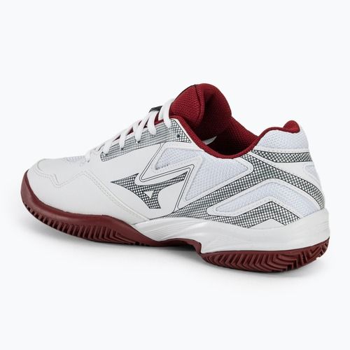 Tennisschuhe Damen Mizuno Break Shot 4 CC white/cabernet/papyrus