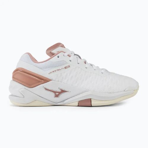 Handballschuhe Damen Mizuno Wave Stealth Neo white/rose/snow white