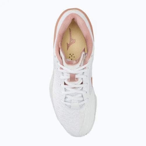 Handballschuhe Damen Mizuno Wave Stealth Neo white/rose/snow white