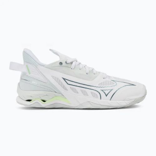 Handballschuhe Damen Mizuno Wave Mirage 5 white/glacial ridge/patinagreen
