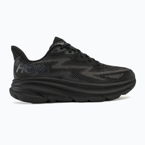 Herren Laufschuhe HOKA Clifton 9 schwarz/schwarz