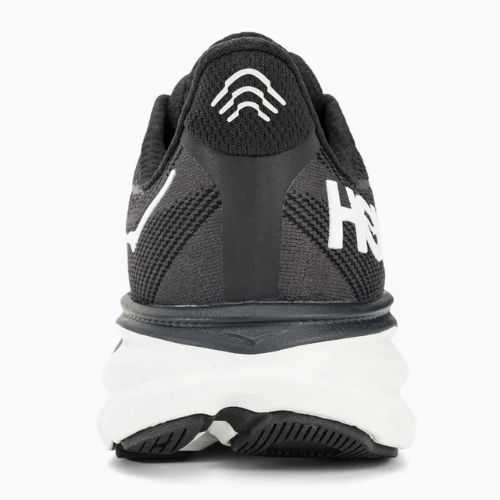 Damen Laufschuhe HOKA Clifton 9 Wide schwarz/weiss