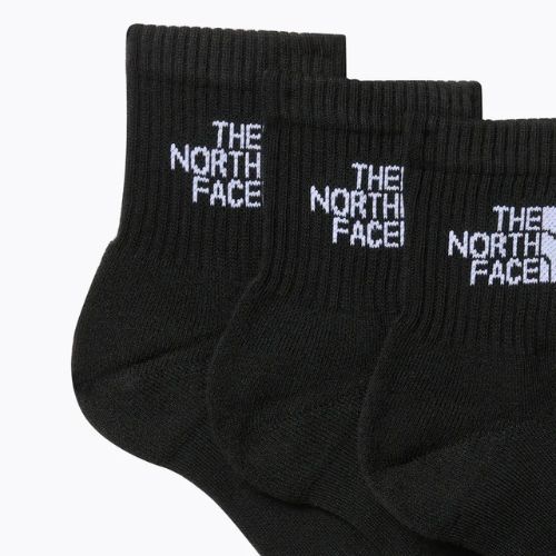 Trekking Socken The North Face Multi Sport Cush Quarter Sock 3 Paar black
