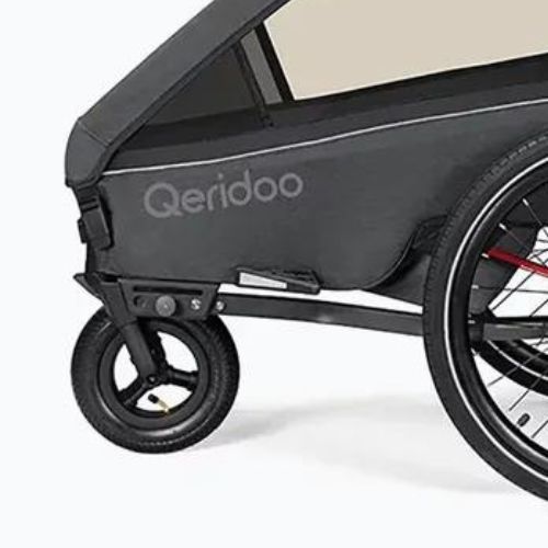Fahrrad Anhänger Qeridoo Kidgoo 2 dark steel grey
