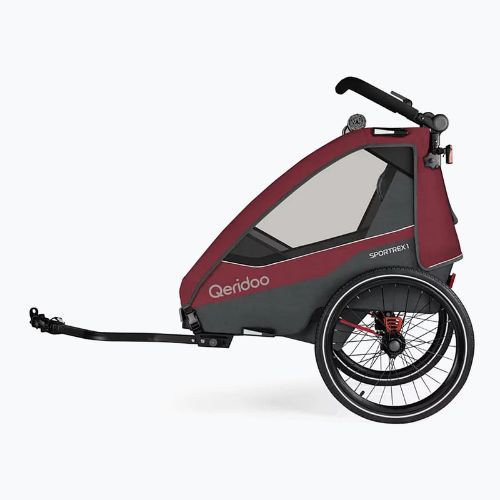 Fahrrad Anhänger Qeridoo Sportrex 1 cayenne red