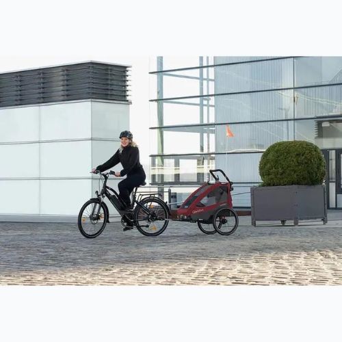 Fahrrad Anhänger Qeridoo Sportrex 2 cayenne red