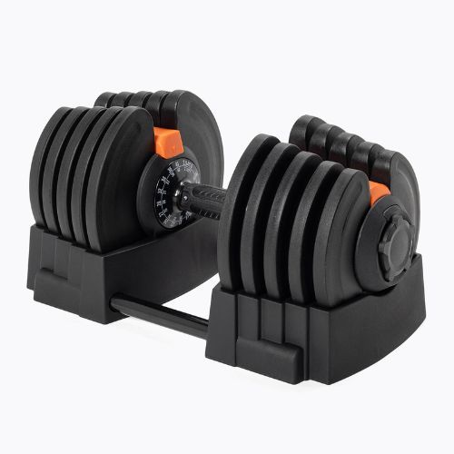 Kurzhantel/ Langhantel 2in1 TREXO TRX-ABD40 1-40 kg schwarz/orange