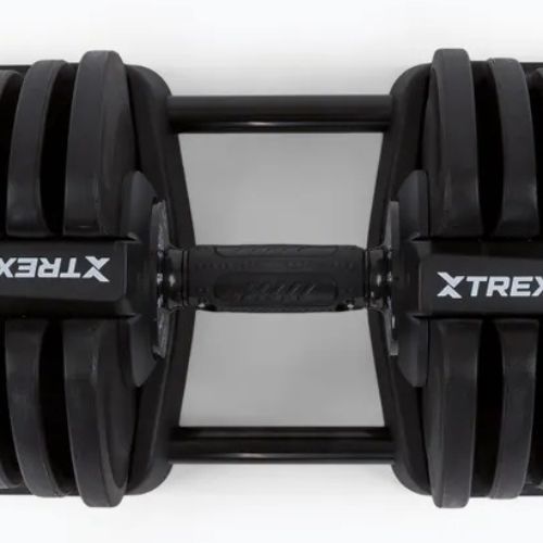 Kurzhantel/ Langhantel 2in1 XTREXO TRX-ABD40 1-40 kg schwarz/orange