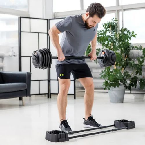 Kurzhantel/ Langhantel 2in1 XTREXO TRX-ABD40 1-40 kg schwarz/orange