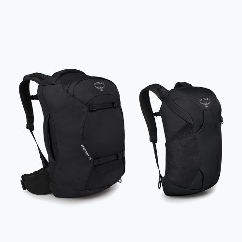 Touristischer Rucksack Herren Osprey Farpoint 55 l black