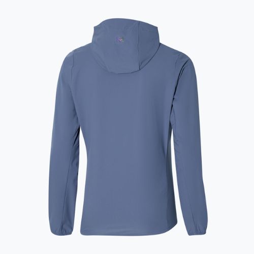 Laufjacke Damen Mizuno Two Loops 8 nightshadow blue