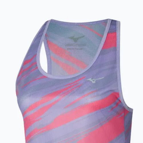 Lauf Tank Top Damen Mizuno DAF Graphic Tank pastel lilac