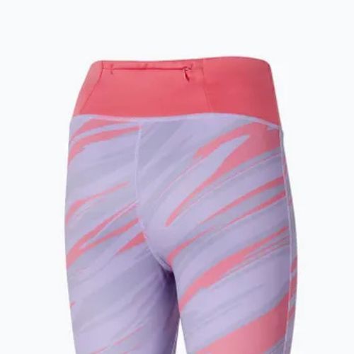 Lauf Leggings Damen Mizuno 7/8 Printed pastel lilac