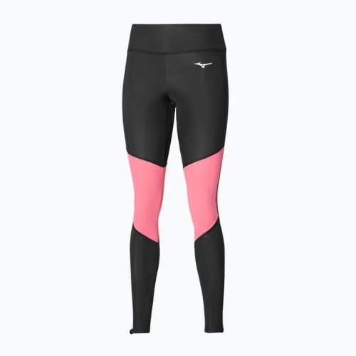 Leggings Damen Mizuno Core Long Tight black/sangria sunset