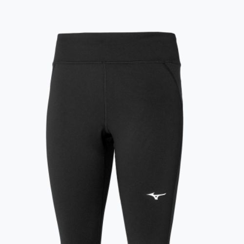 Lauf Leggings Damen Mizuno Warmalite black/beveled glass