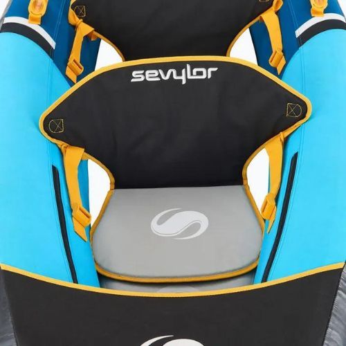 Sevylor Montreal blau/schwarzes aufblasbares 3-Personen-Kajak