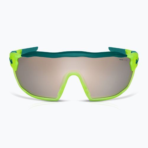 Sonnenbrille Nike Show X Rush matte volt/chrome mirror