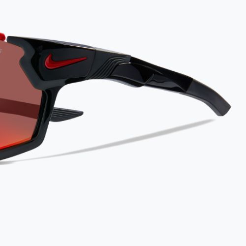 Sonnenbrille Nike Show X Rush black/red mirror