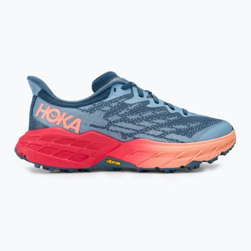 Laufschuhe Damen HOKA Speedgoat 5 real teal/papaya