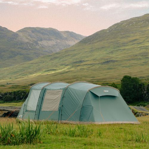 Vango Lismore 450 Paket Mineral grün 4-Personen-Campingzelt