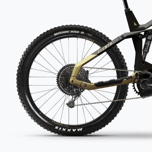 Elektrofahrrad Haibike Allmnt CF 8 750 Wh black/gold gloss